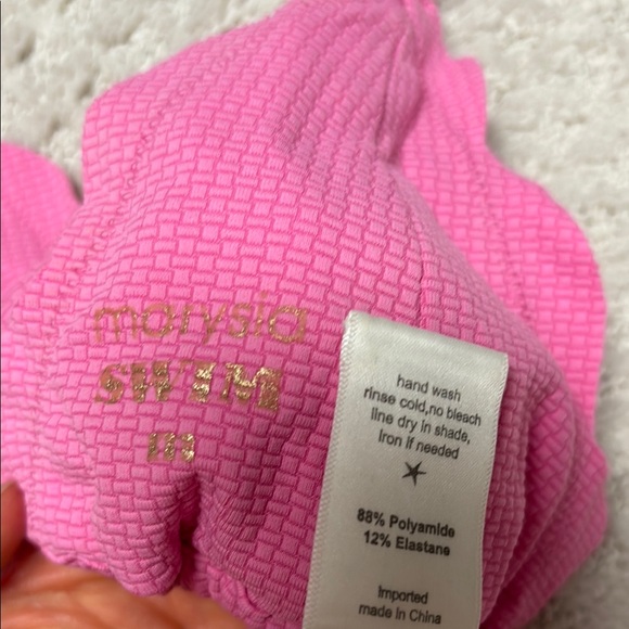 Marysia Swim Pink Scalloped Bikini Set - Picture 3 of 3